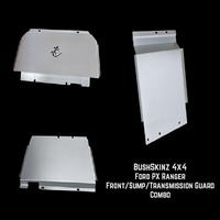 BushSkinz 3mm Stainless - Ford PX Ranger Front & Sump & Transmission Guard / Bash Plate / Skid Plate