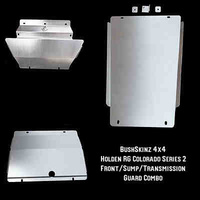 BushSkinz Elite - 6mm Alloy Holden RG Series 2 Colorado Front, Sump & Transmission Guard / Bash Plate / Skid Plate