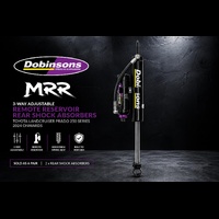 Dobinsons MRR 3-Way Adjustable Remote Reservoir Rear Shock Absorbers – Toyota LandCruiser Prado 250 Series