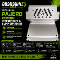 Mitsubishi Pajero NM–NX Intercooler & Sump Guard Kit | BushSkinz