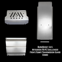 BushSkinz - Mitsubishi PB & PC Challenger Intercooler Sump & Transmission Transfer Case Guard Combo