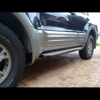 BushSkinz - Mitsubishi Pajero NM Steel Side Steps / Sliders (Except GLX Model)